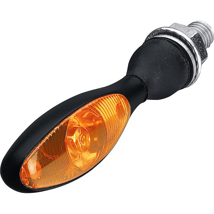 Kellermann micro 1000 LED Blinker orangenes Glas schwarz