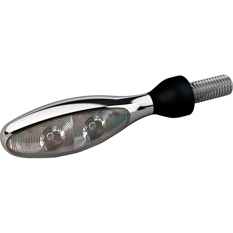 Kellermann Micro 1000 DF Blinker/Rücklicht klarglas, chrom