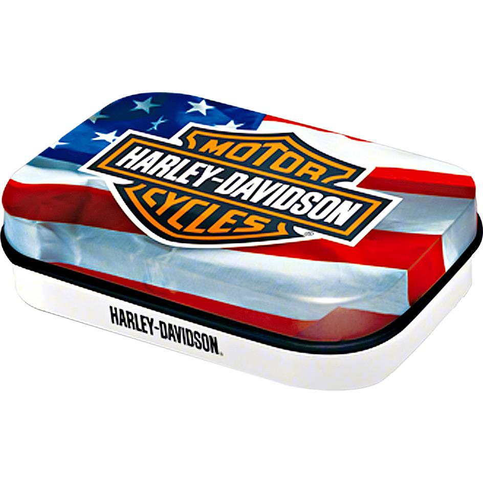 Nostalgic-Art Pillendose Harley-Davidson USA Logo