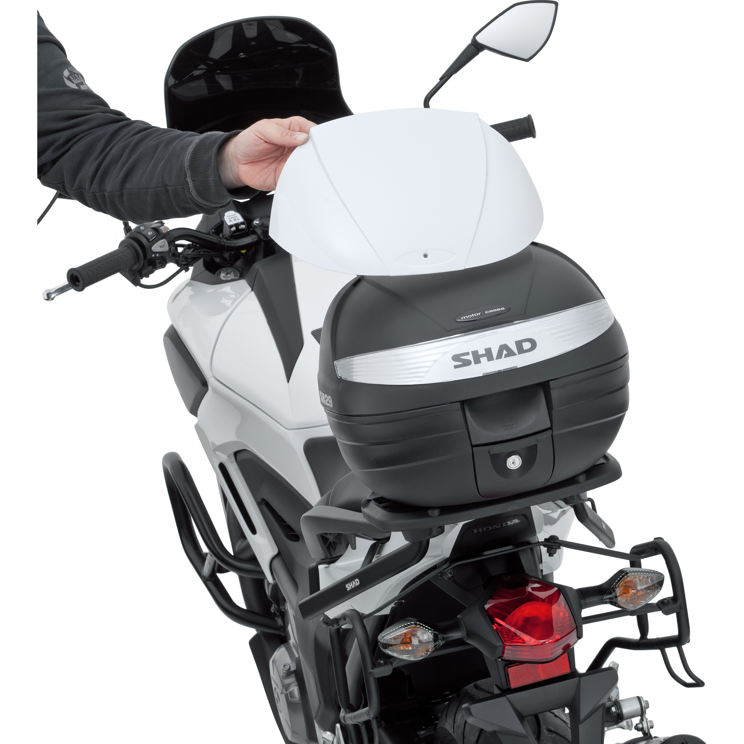 Shad Deckelcover für SH29 Topcase unlackiert