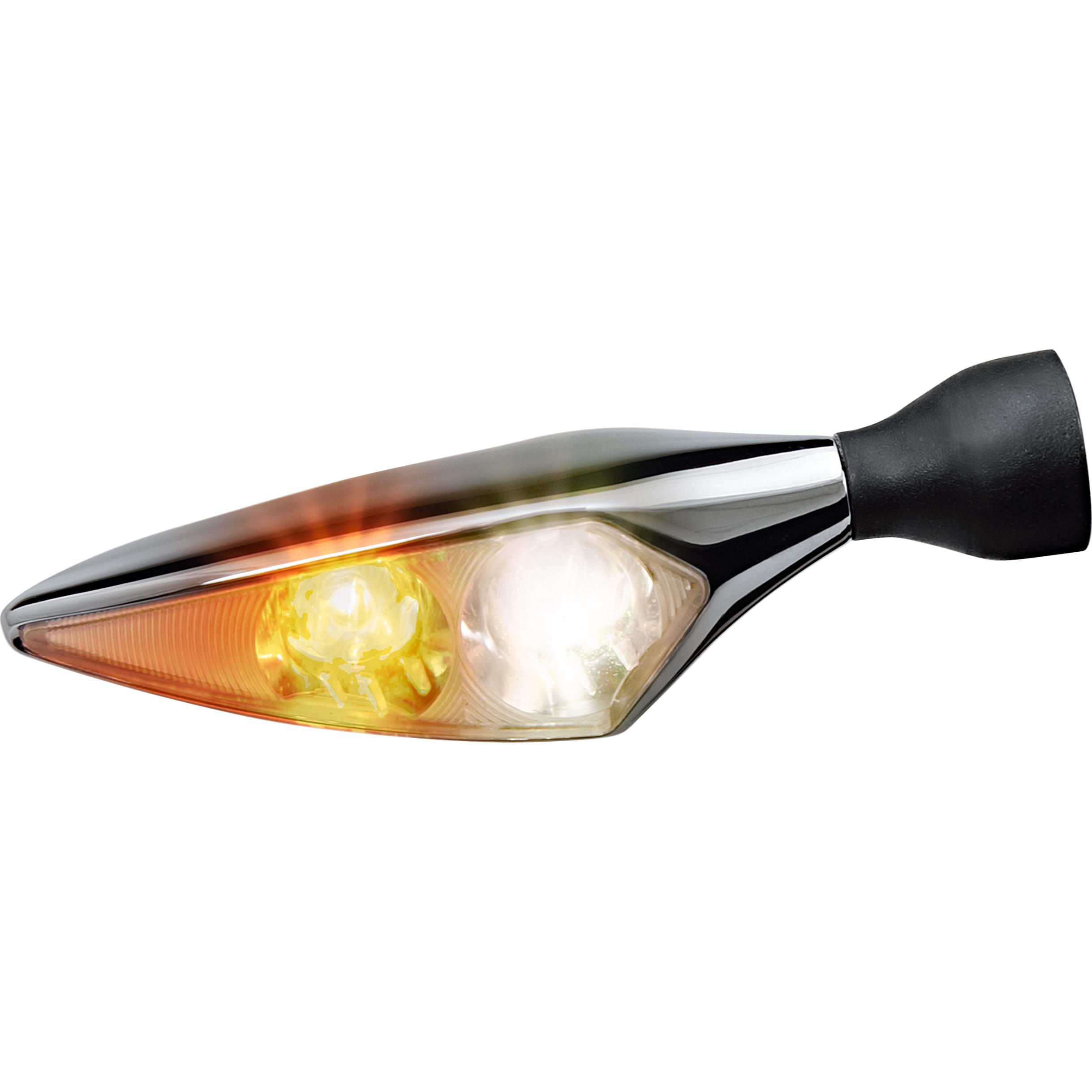 Kellermann micro 1000 Rhombus PL Blinker/Begr. chrom rechts