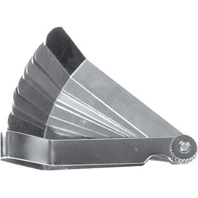 BGS Fühlerlehrensatz gebogen 12 Blatt, 0,203-0,660mm