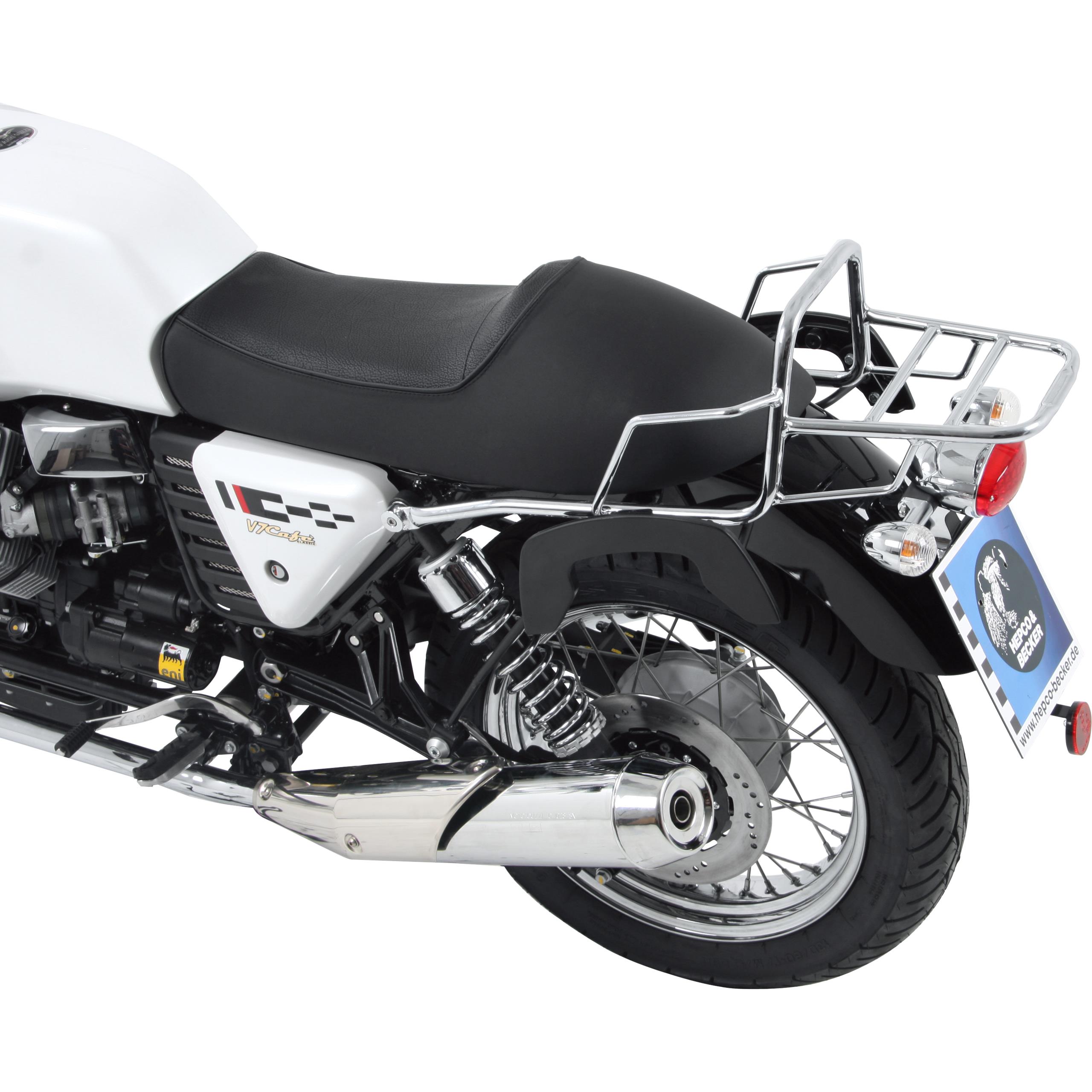 H&B Gepäckbrücke Moto Guzzi V7 Classic/Special/Café schwarz