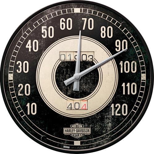 Nostalgic-Art Wanduhr – Harley Davidson Tacho