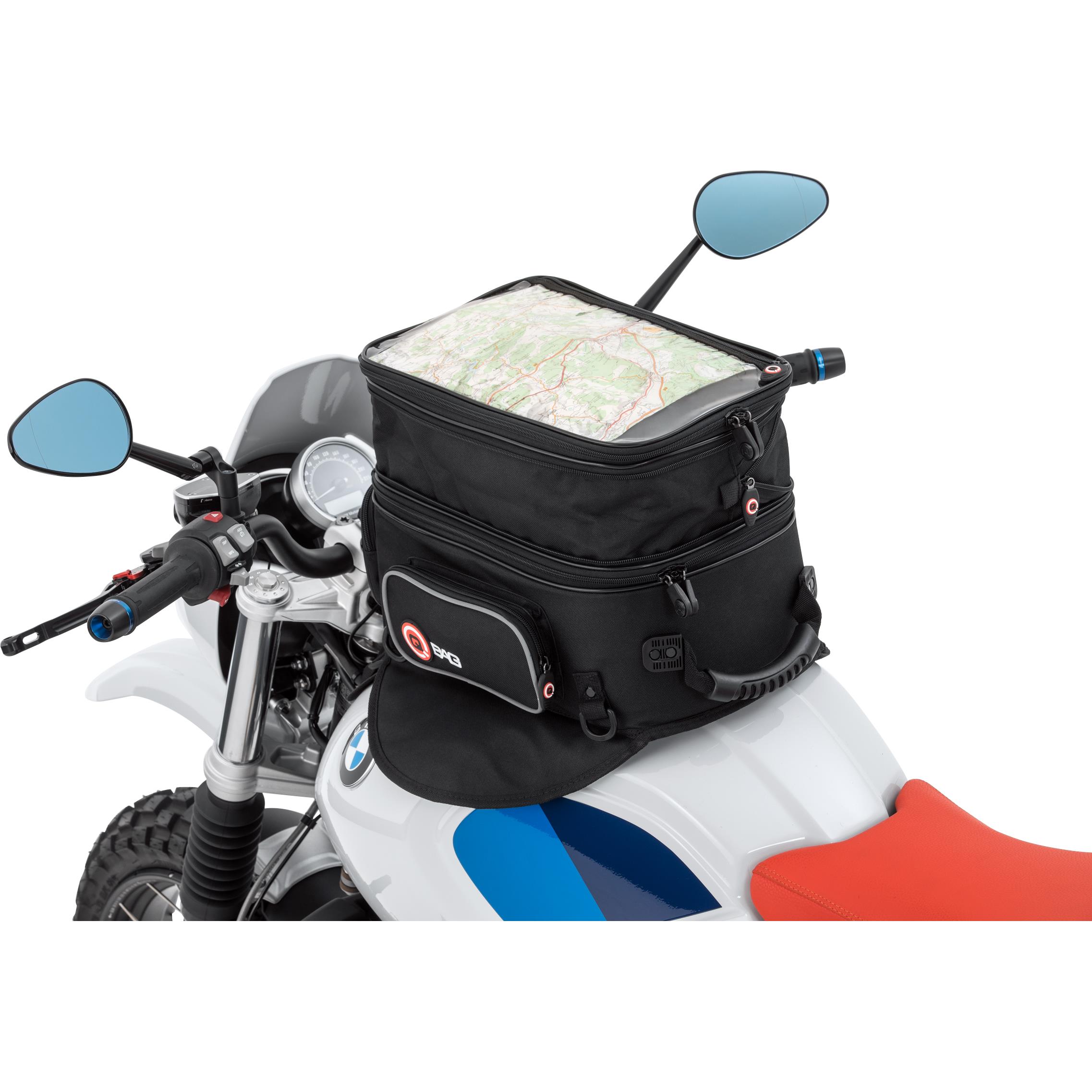 QBag Tankrucksack 01 Magnet/Riemen 20-27 Liter Stauraum