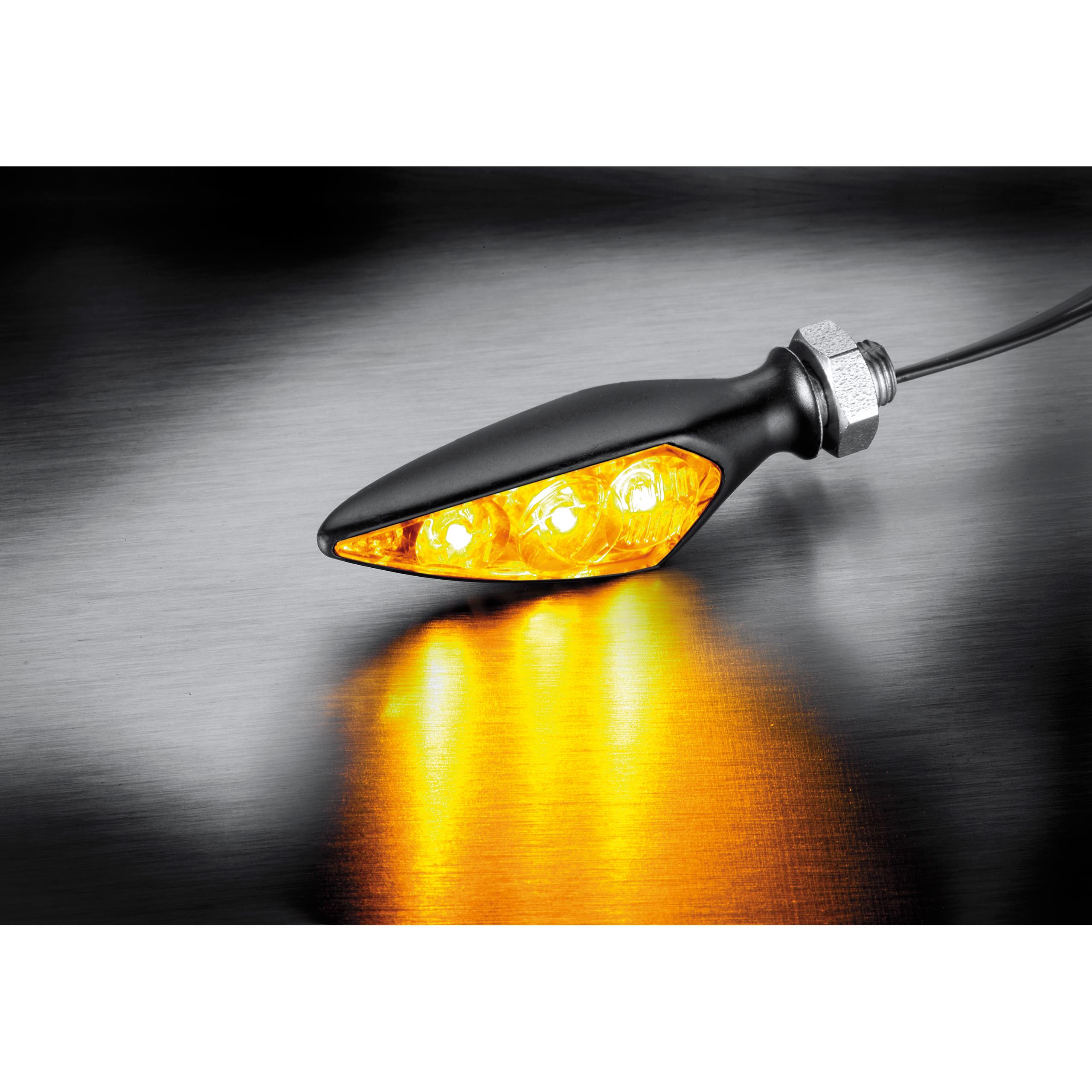 Kellermann LED Metall Blinker M5 Rhombus S Extreme schwarz V