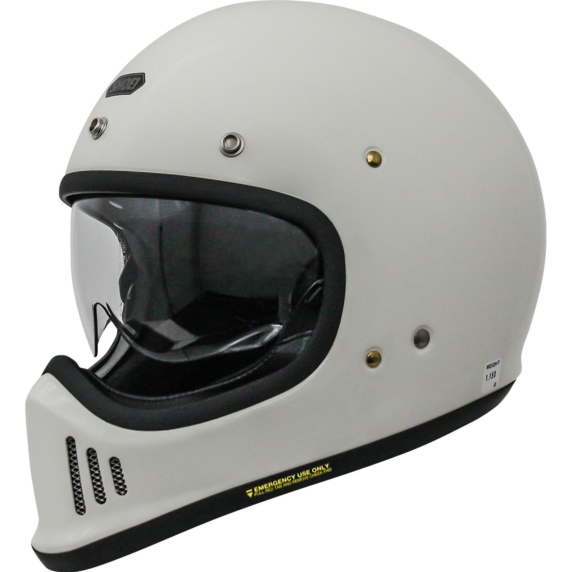 Shoei EX-Zero Integralhelm weiß Größe XS