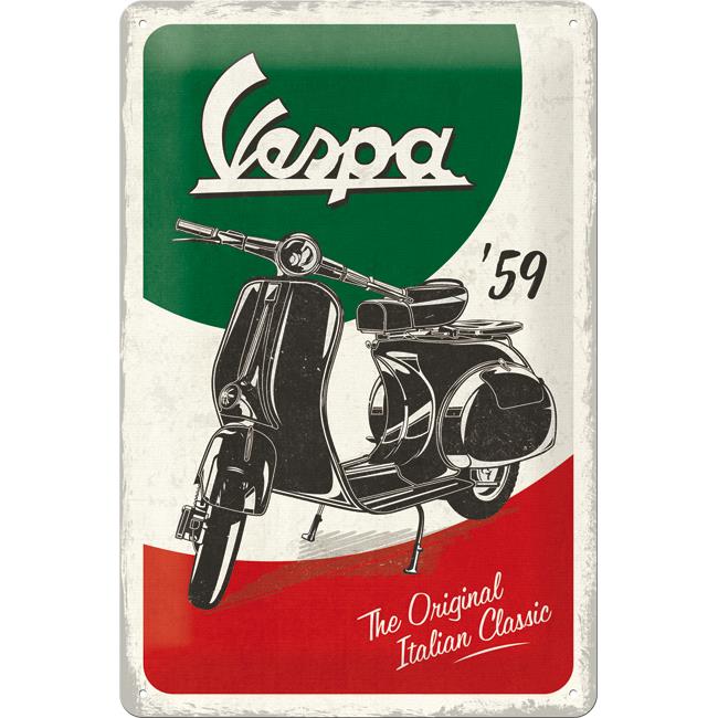 Nostalgic-Art Blechschild 20 x 30 „Vespa – The Italian Class