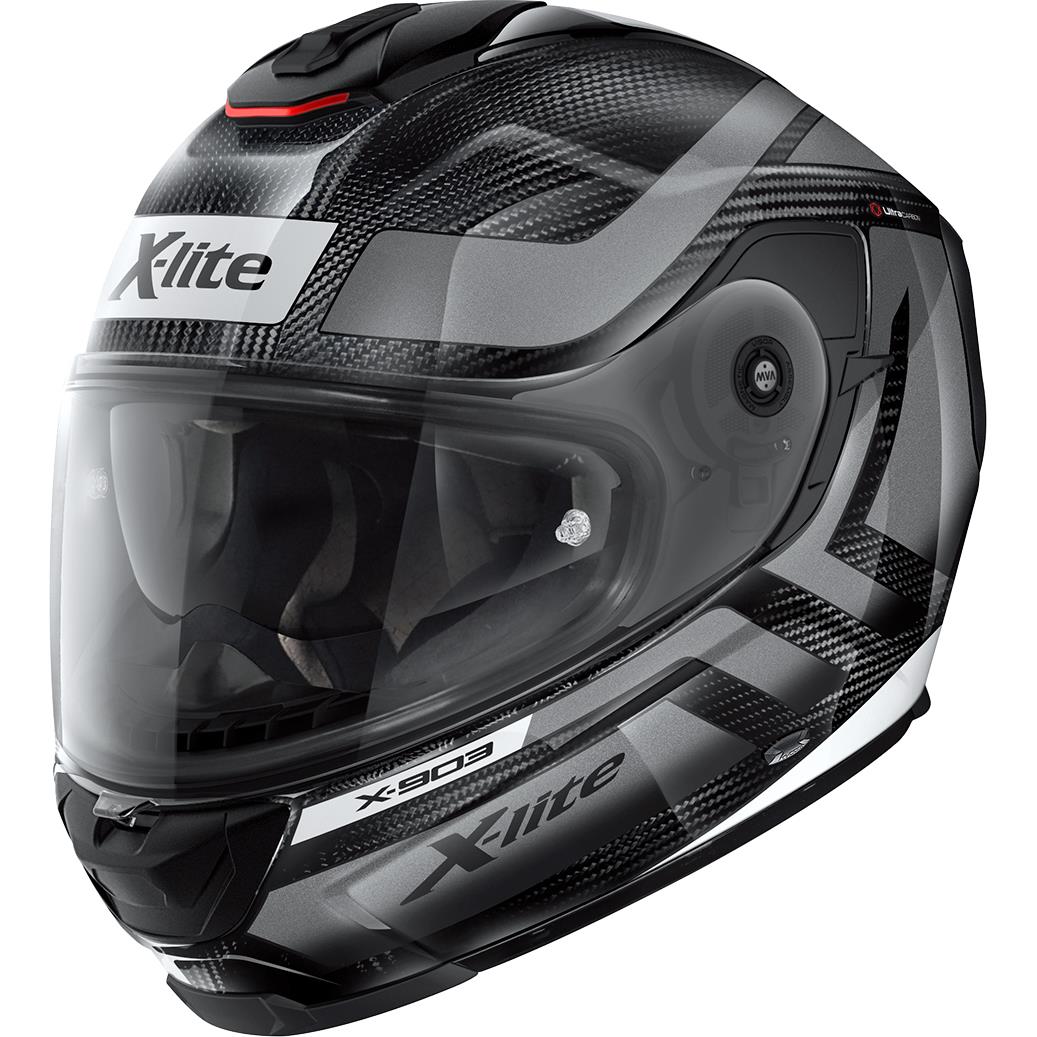 X-Lite X-903 n-com Ultra Carbon Integralhelm weiß Größe M