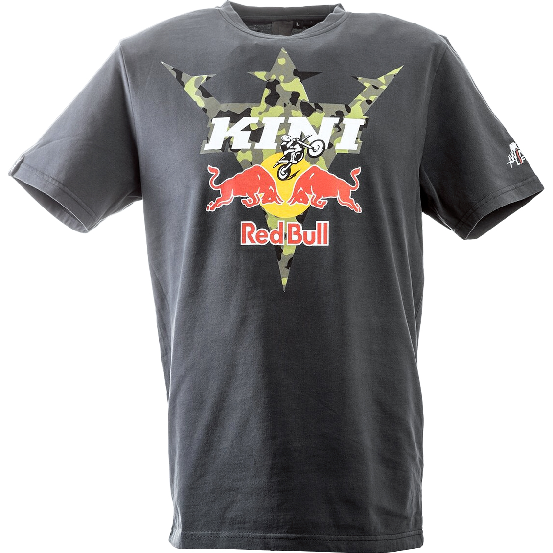 KINI Red Bull T-Shirt Camouflage Tee anthrazit Herren Größe L