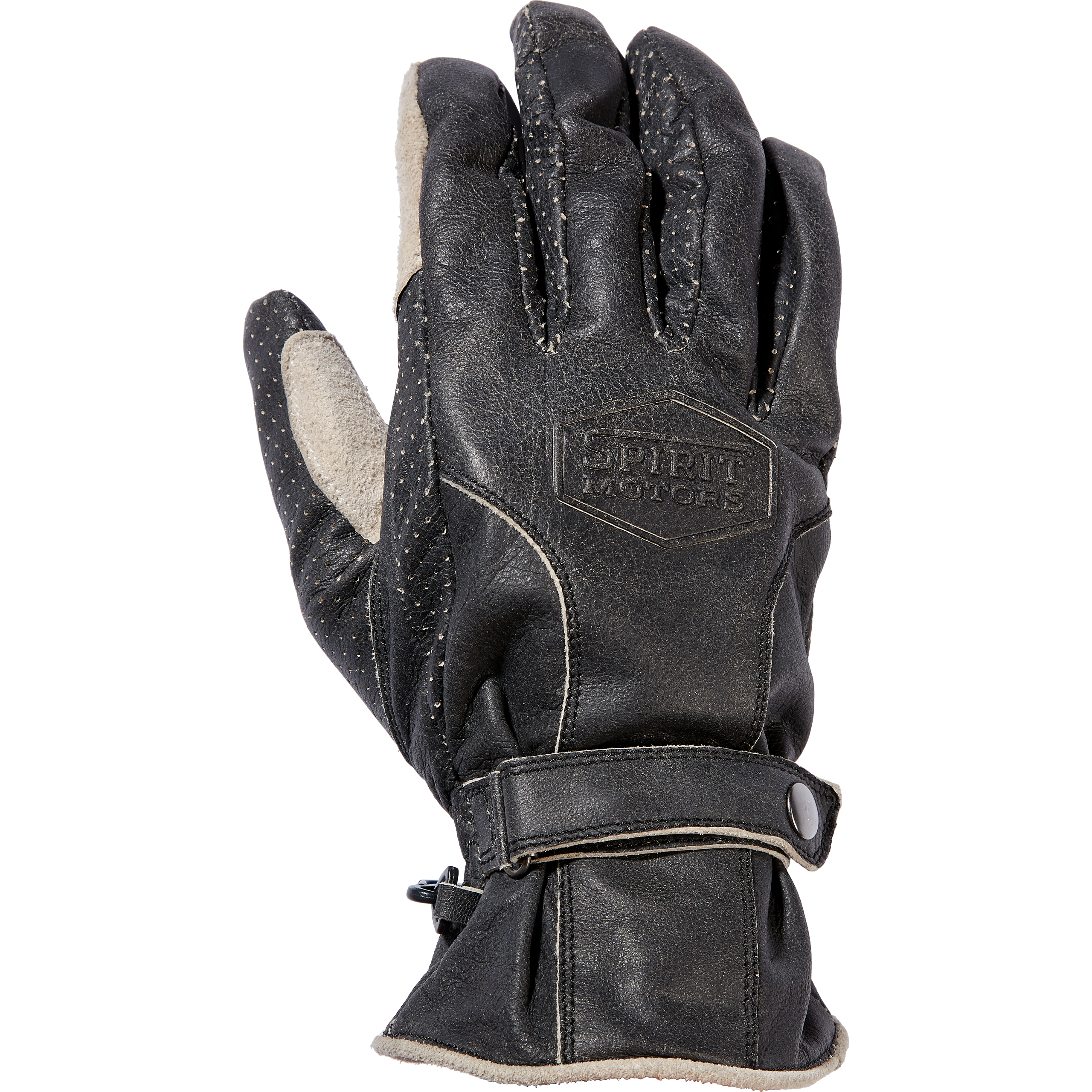 Spirit Motors Antik Lederhandschuh 2.0 schwarz Unisex Größe 9
