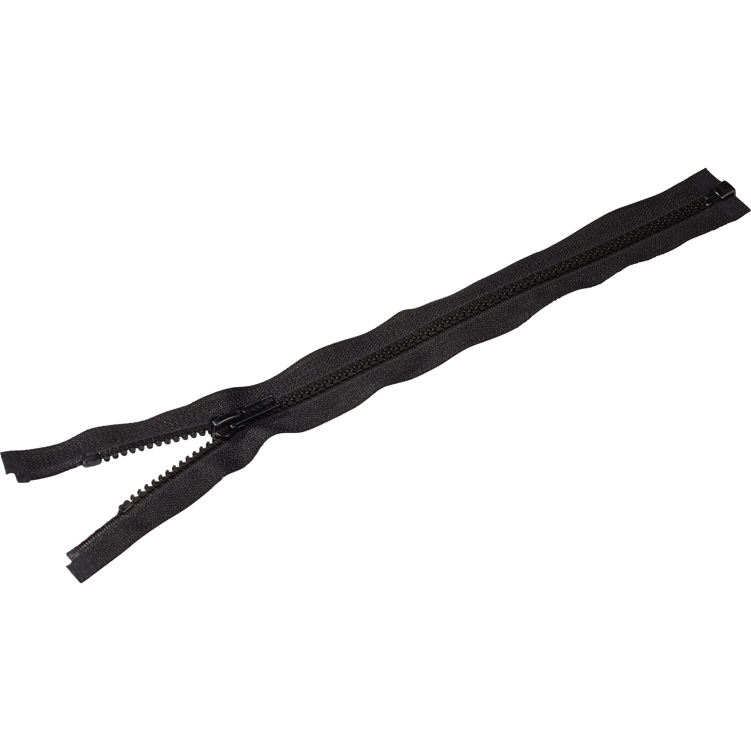 POLO 5V Zwei-Wege-Reißverschluss schwarz Unisex