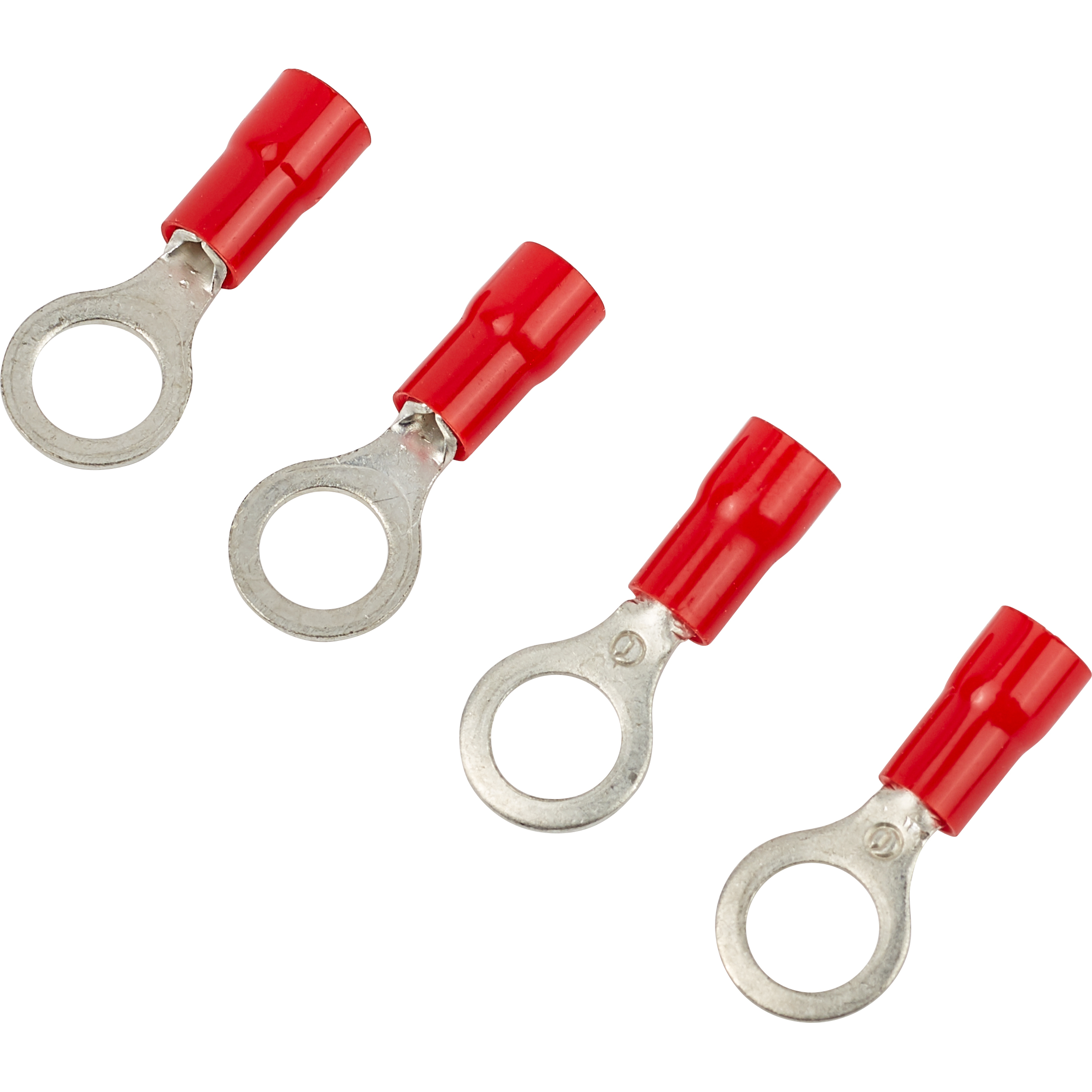 Hi-Q Tools 4er Ringösenset M6 für Batteriepole rot für 0,5-1