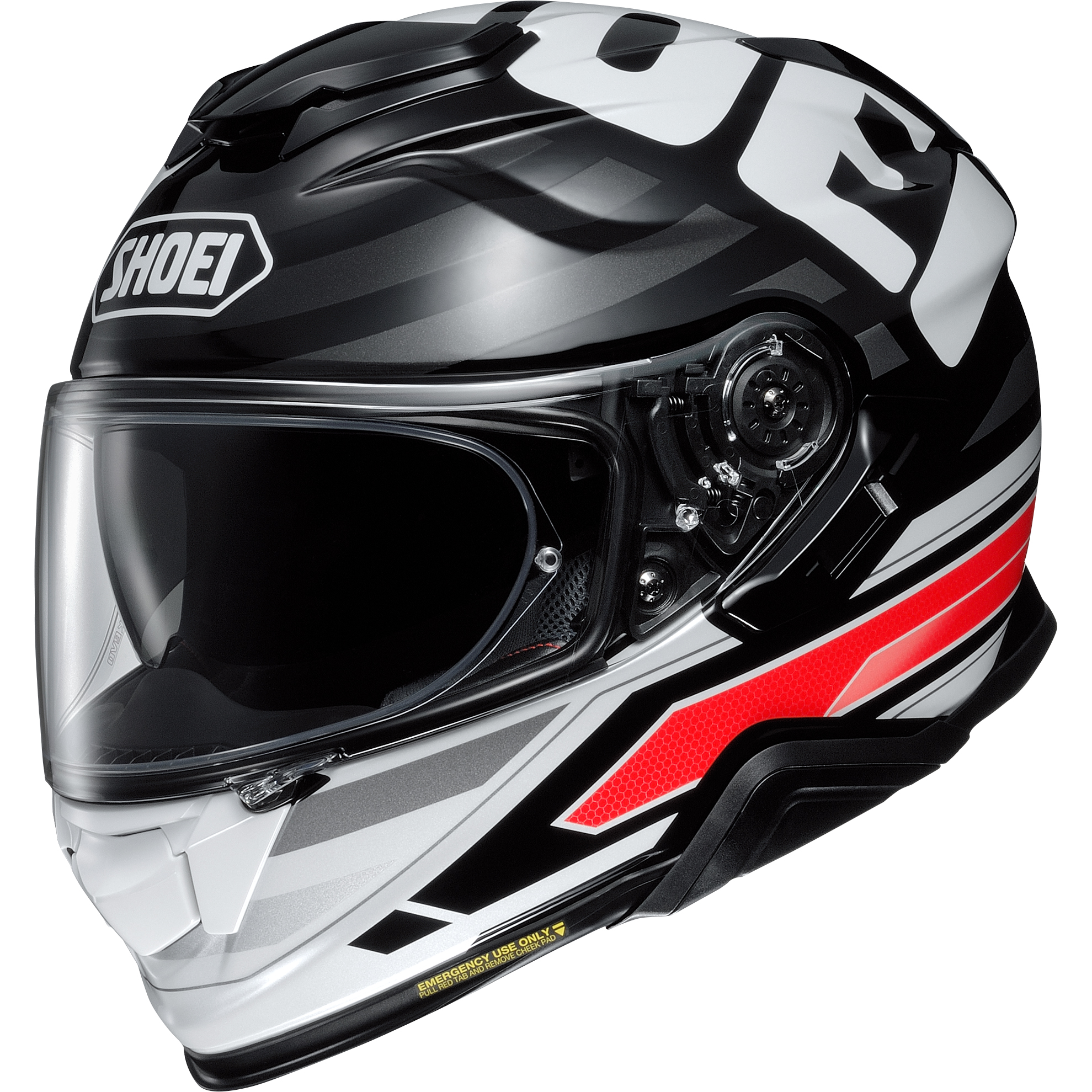 Shoei GT-Air II Integralhelm schwarz/rot Größe XS