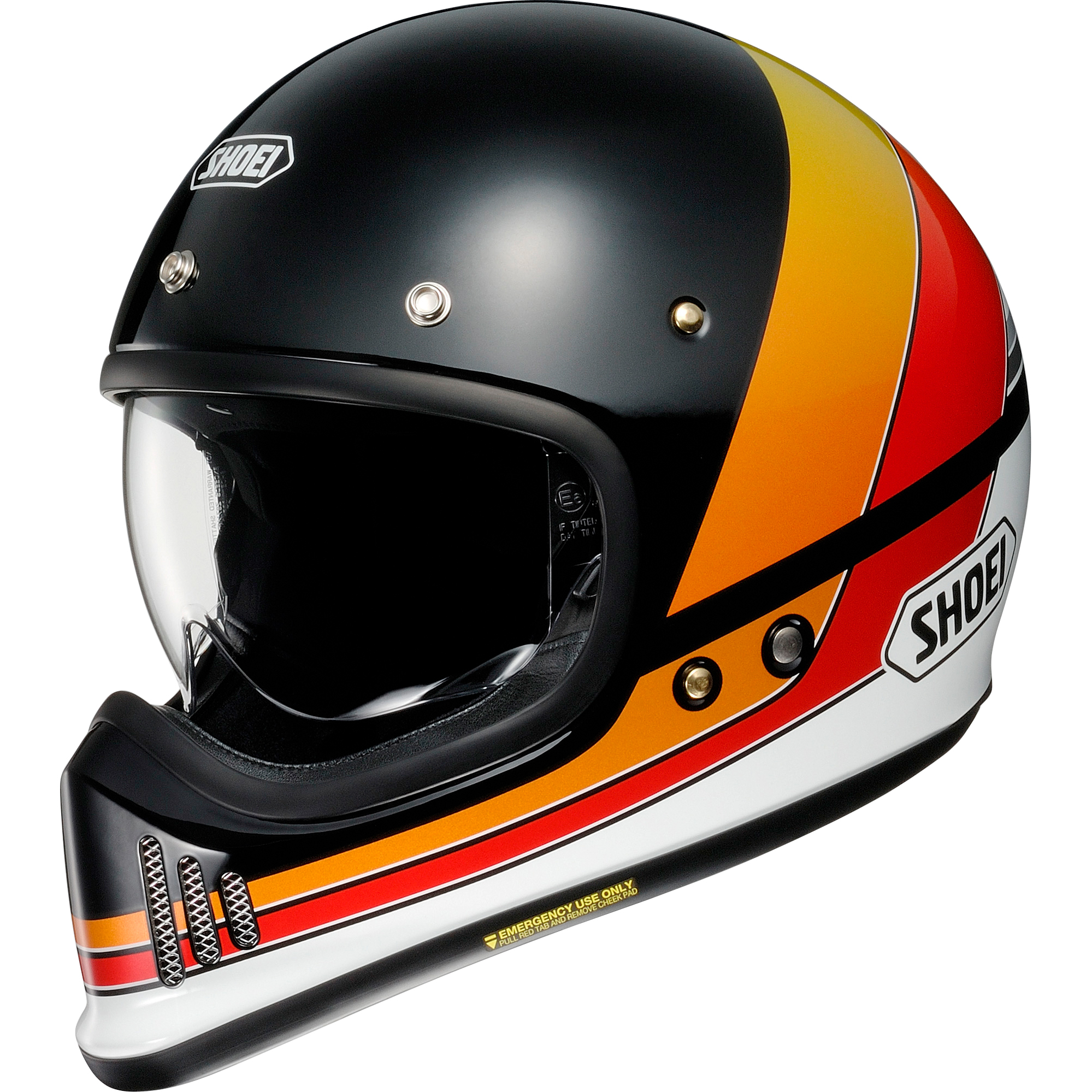 Shoei EX-Zero Integralhelm orange Größe L