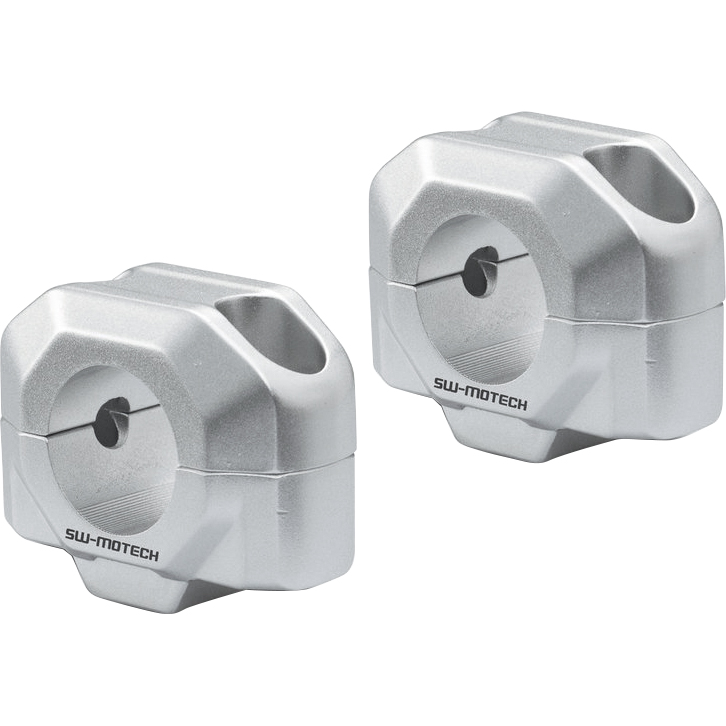 SW-MOTECH Lenkererhöhung AB für 28mm Lenker um 20mm silber