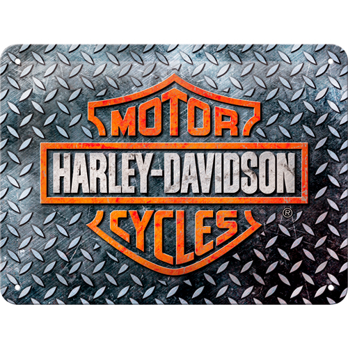 Nostalgic-Art Blechschild 15 x 20 „Harley-Davidson – Diamond