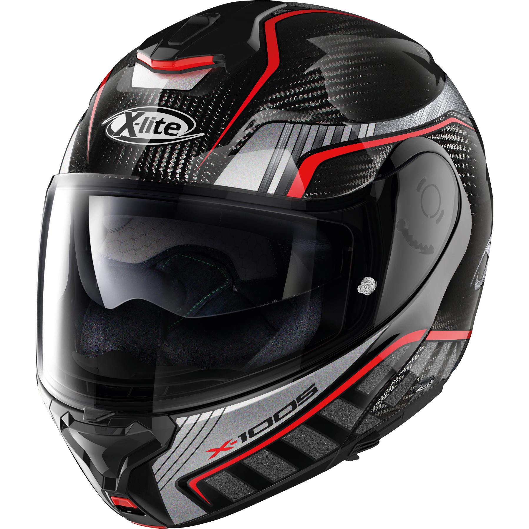 X-Lite X-1005 Carbon Klapphelm rot Größe XS