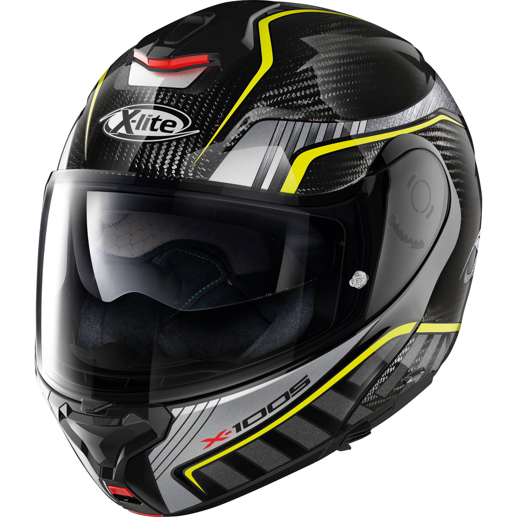 X-Lite X-1005 Carbon Klapphelm gelb Größe XS