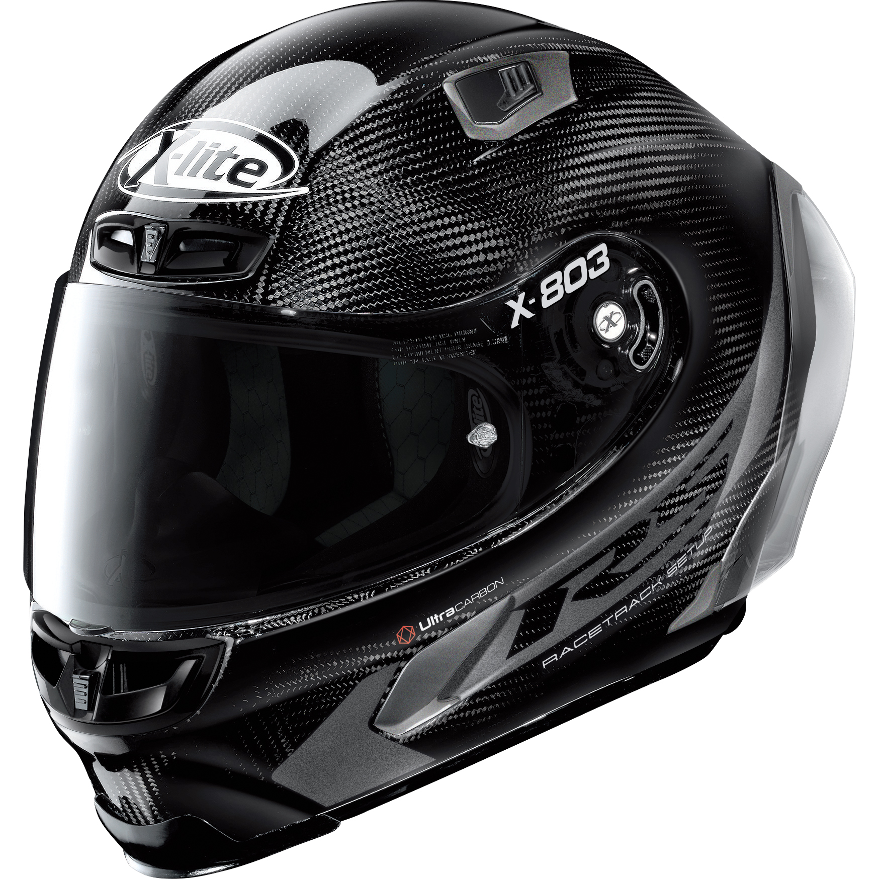 X-Lite X-803 RS Ultra Carbon Integralhelm silber Größe XL