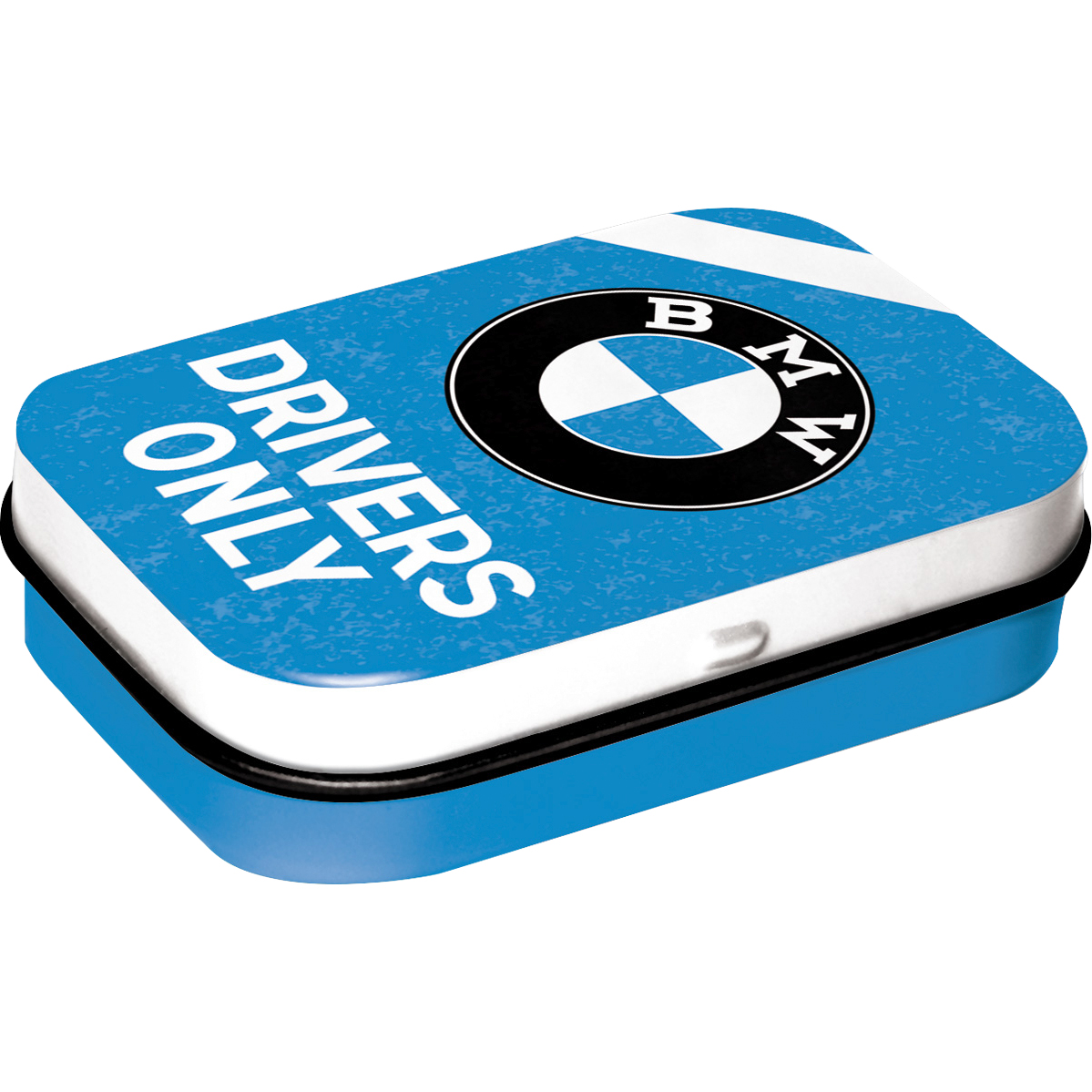 Nostalgic-Art Pillendose „BMW – Drivers Only Blue“
