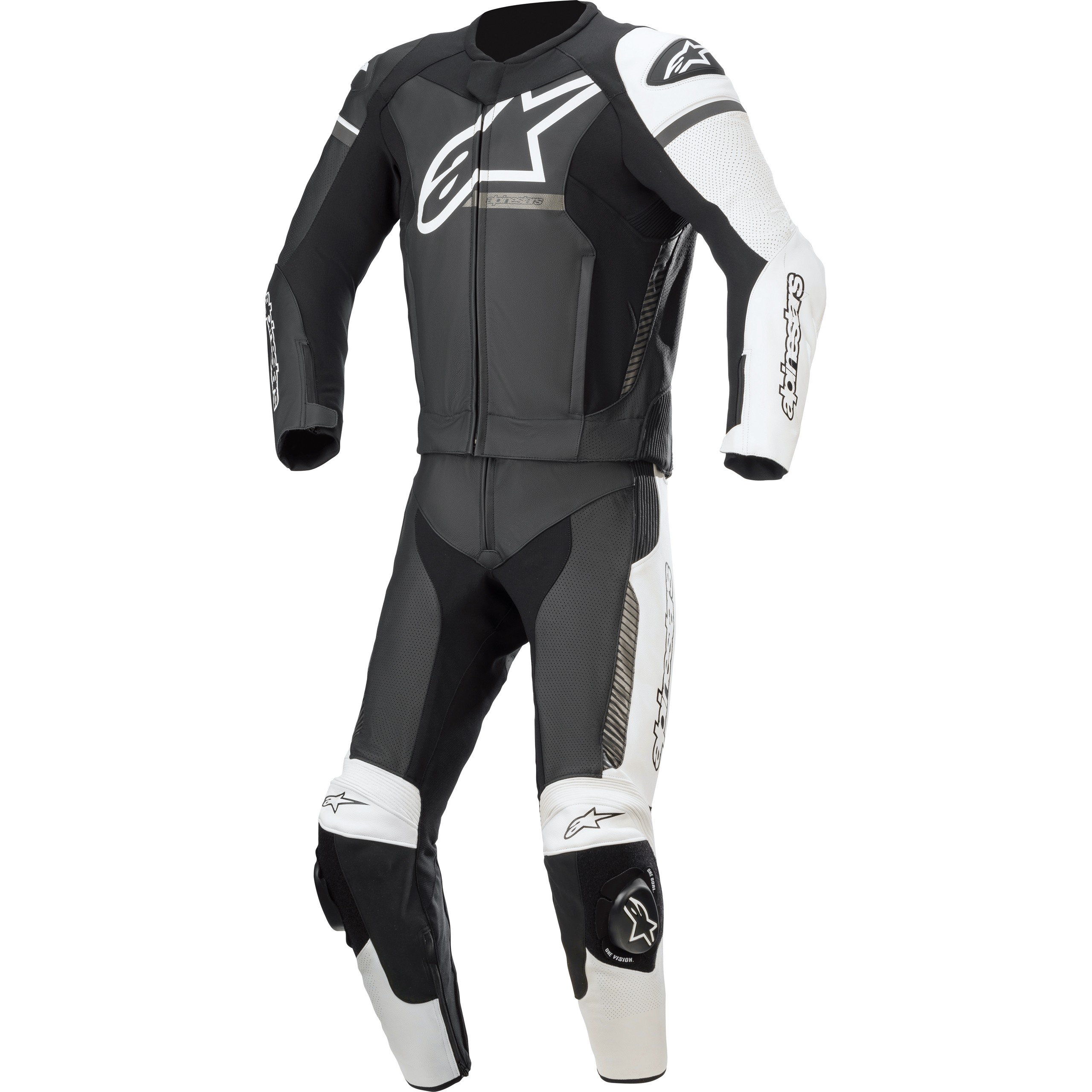 Alpinestars GP Force Phantom Lederkombi Zweiteiler grau Herren Größe 50